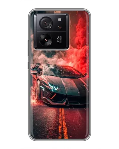 Чохол для Xiaomi 16 з картинкою «Lamborghini червоний дим»