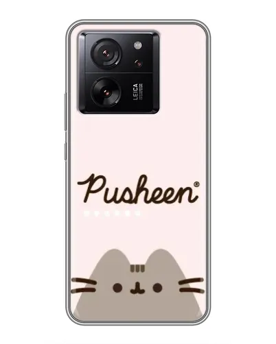 Чохол для Xiaomi 16 з картинкою «Pusheen логотип»
