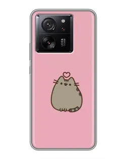 Чохол для Xiaomi 16 з картинкою «Pusheen серце» Чохол для Xiaomi 16 з картинкою «Pusheen серце»