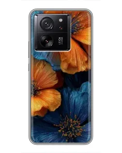 Чохол для Xiaomi 16 з картинкою «Яскрава синьо-помаранчева флора» Чохол для Xiaomi 16 з картинкою «Яскрава синьо-помаранчева флора»