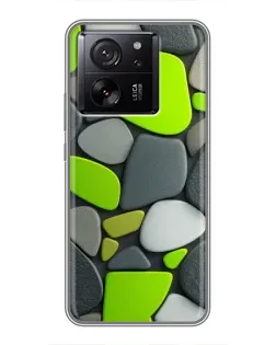 Чохол для Xiaomi 16 з картинкою «Яскрава неонова галька»