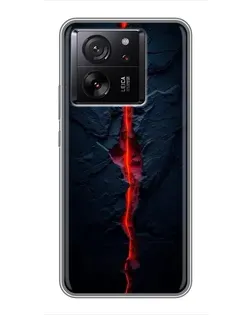 Чохол для Xiaomi 16 з картинкою «Червона лавова тріщина»
