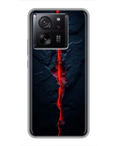 Чохол для Xiaomi 16 з картинкою «Червона лавова тріщина»