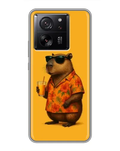 Чохол для Xiaomi 16 з картинкою «Капібара на відпочинку»