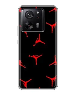 Чохол для Xiaomi 17 Max з картинкою «Jordan Red Pattern» Чохол для Xiaomi 17 Max з картинкою «Jordan Red Pattern»