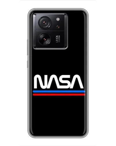 Чехол для Xiaomi 17 Max с картинкой «NASA — классика Red Blue» Чехол для Xiaomi 17 Max с картинкой «NASA — классика Red Blue»