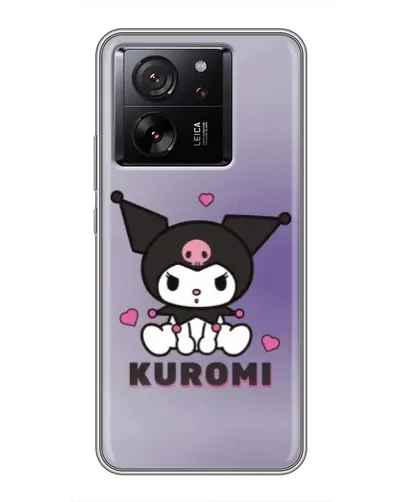 Чехол для Xiaomi 17 Max с картинкой «Kuromi — фиолетовый арт»