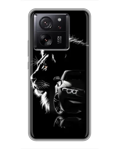 Чохол для Xiaomi 17 Max з картинкою «BMW та лев»