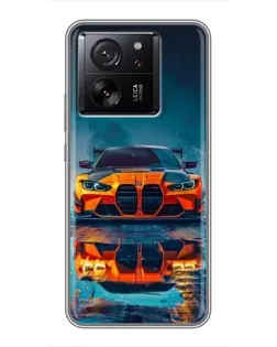 Чохол для Xiaomi 17 Max з картинкою «BMW — золота емблема»
