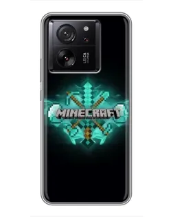Чохол для Xiaomi 17 Max з картинкою «Minecraft Diamond лого»