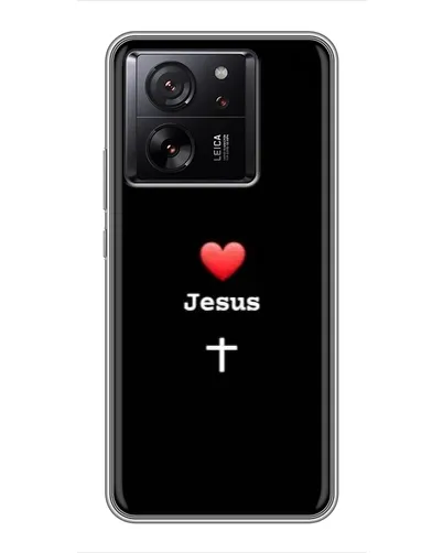 Чехол для Xiaomi 17 Max с картинкой «Сердце - Jesus» Чехол для Xiaomi 17 Max с картинкой «Сердце - Jesus»