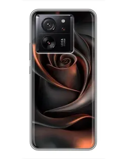 Чехол для Xiaomi 17 Max с картинкой «Шелковая черная роза» Чехол для Xiaomi 17 Max с картинкой «Шелковая черная роза»