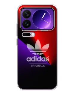 Чехол для Xiaomi 17 Pro Max с картинкой «Adidas Red Neon»