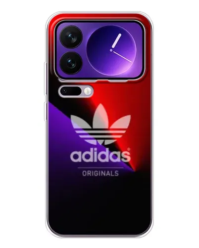 Чехол для Xiaomi 17 Pro Max с картинкой «Adidas Red Neon»