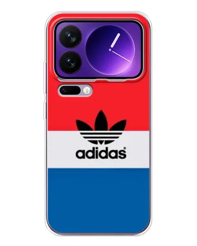 Чехол для Xiaomi 17 Pro Max с картинкой «Ретро блоки Adidas»