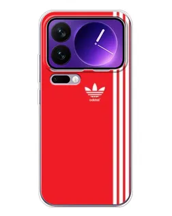 Чехол для Xiaomi 17 Pro Max с картинкой «Красный минимализм Adidas» Чехол для Xiaomi 17 Pro Max с картинкой «Красный минимализм Adidas»