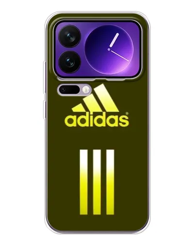 Чехол для Xiaomi 17 Pro Max с картинкой «Оливковый градиент Adidas»