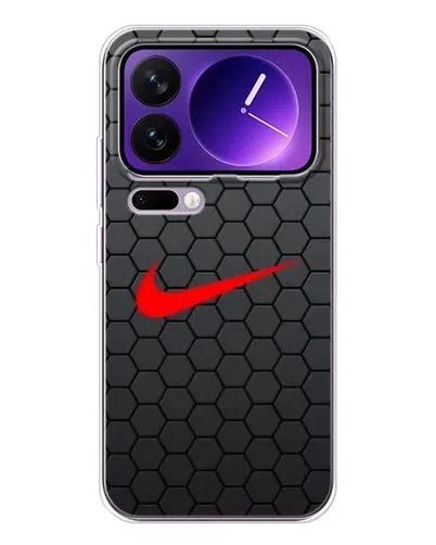 Чехол для Xiaomi 17 Pro Max с картинкой «Nike — карбоновая сетка»