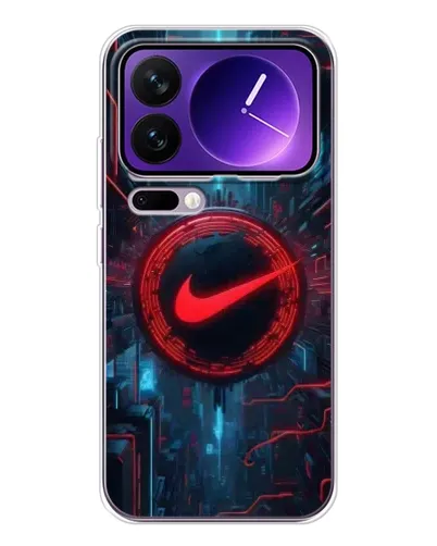 Чехол для Xiaomi 17 Pro Max с картинкой «Техногенный стиль Nike»