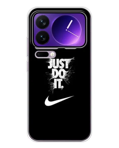 Чехол для Xiaomi 17 Pro Max с картинкой «Текстовый принт Nike»