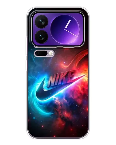 Чехол для Xiaomi 17 Pro Max с картинкой «Огненный логотип Nike»
