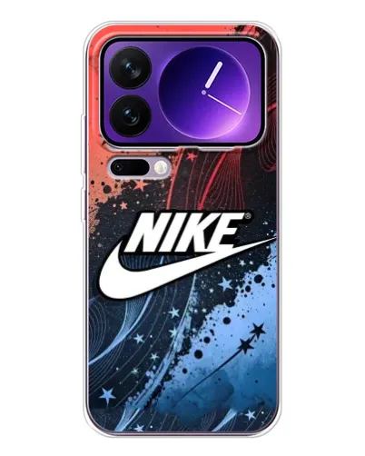 Чехол для Xiaomi 17 Pro Max с картинкой «Градиентный принт Найк»