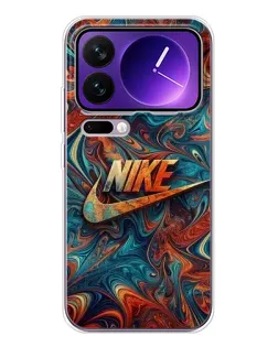 Чехол для Xiaomi 17 Pro Max с картинкой «Nike в абстракции»