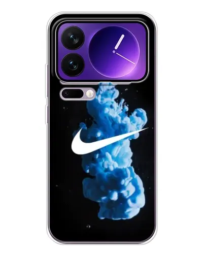 Чехол для Xiaomi 17 Pro Max с картинкой «Nike и синий дым»