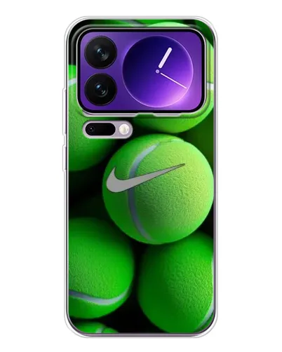 Чехол для Xiaomi 17 Pro Max с картинкой «Теннисные мячи Найк»