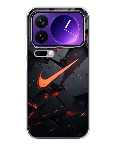Чехол для Xiaomi 17 Pro Max с картинкой «Nike — эффект разломов»