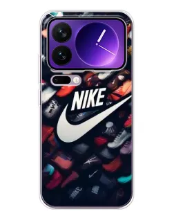 Чехол для Xiaomi 17 Pro Max с картинкой «Коллекция кроссовок Nike»