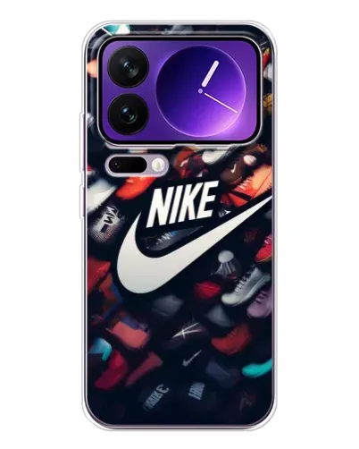 Чехол для Xiaomi 17 Pro Max с картинкой «Коллекция кроссовок Nike»