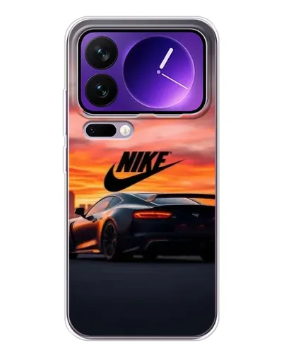 Чехол для Xiaomi 17 Pro Max с картинкой «Nike и суперкар»