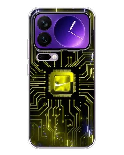 Чехол для Xiaomi 17 Pro Max с картинкой «Nike — золотая искра»