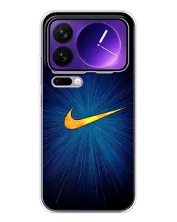 Чехол для Xiaomi 17 Pro Max с картинкой «Синий пульс Nike» Чехол для Xiaomi 17 Pro Max с картинкой «Синий пульс Nike»