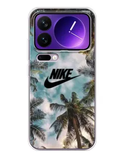 Чехол для Xiaomi 17 Pro Max с картинкой «Тропический принт Nike» Чехол для Xiaomi 17 Pro Max с картинкой «Тропический принт Nike»