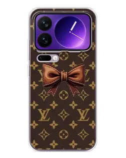 Чехол для Xiaomi 17 Pro Max с картинкой «LV с бантом»