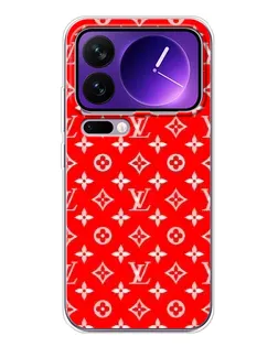Чехол для Xiaomi 17 Pro Max с картинкой «Яркий паттерн LV»