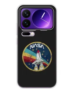 Чехол для Xiaomi 17 Pro Max с картинкой «NASA — эмблема миссии»