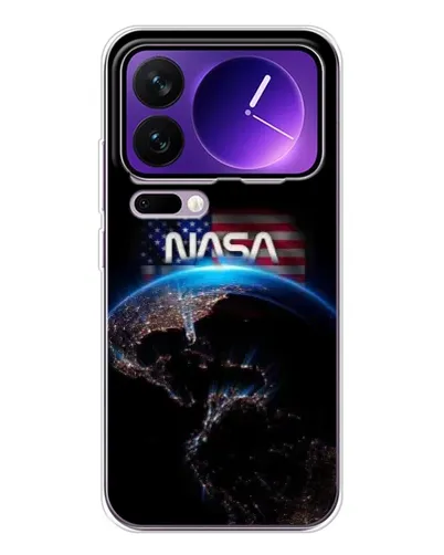 Чехол для Xiaomi 17 Pro Max с картинкой «Земля из космоса NASA»