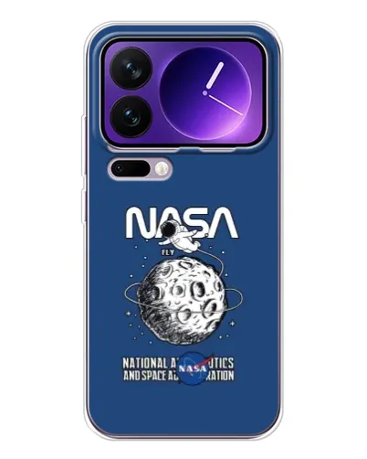 Чехол для Xiaomi 17 Pro Max с картинкой «NASA — лунная миссия»