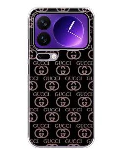 Чехол для Xiaomi 17 Pro Max с картинкой «Классическая монограмма Gucci»