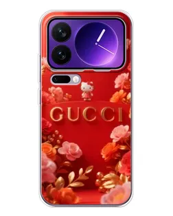 Чехол для Xiaomi 17 Pro Max с картинкой «Gucci — золотой сад»