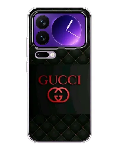 Чехол для Xiaomi 17 Pro Max с картинкой «Gucci — стеганый черный»