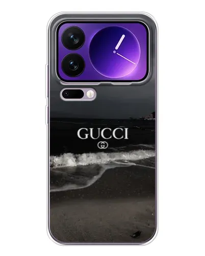 Чехол для Xiaomi 17 Pro Max с картинкой «Gucci — морской прибой»