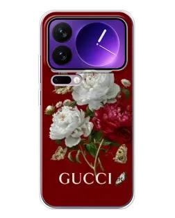 Чехол для Xiaomi 17 Pro Max с картинкой «Gucci —  сад»