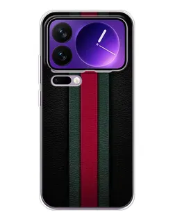 Чехол для Xiaomi 17 Pro Max с картинкой «Gucci — неоновая линия»