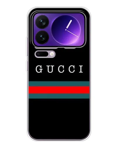 Чехол для Xiaomi 17 Pro Max с картинкой «Gucci — красный пояс»