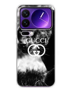 Чехол для Xiaomi 17 Pro Max с картинкой «Gucci — дикая природа»