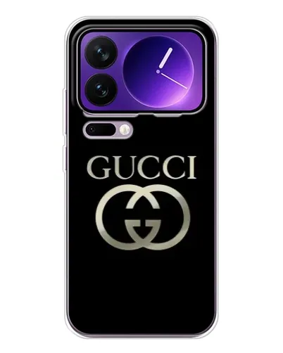 Чехол для Xiaomi 17 Pro Max с картинкой «Gucci — золото на черном» Чехол для Xiaomi 17 Pro Max с картинкой «Gucci — золото на черном»